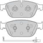 Valeo 601282 Bremsbelagsatz, Scheibenbremse Valeo 601282 Bremsbelagsatz, Scheibenbremse