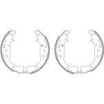 Hella 8DB 355 003-441 Bremsbackensatz Shoe Kit
