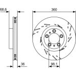 Bremsscheibe 0 986 479 D23