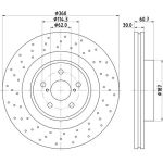 Bremsscheibe 8DD 355 129-851