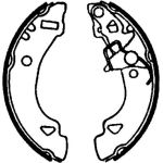 Bremsbackensatz 8DB 355 001-471