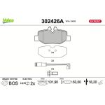 Bremsbelagsatz, Scheibenbremse 302426A Bremsbelagsatz, Scheibenbremse 302426A