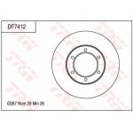 Bremsscheibe DF7412 Bremsscheibe DF7412