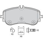 Valeo 601741 Bremsbelagsatz, Scheibenbremse