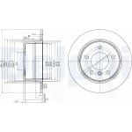 Delphi BG3592 Bremsscheibe