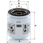 Ölfilter W 87