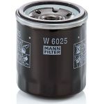 MANN-FILTER W 6025 Ölfilter M20x1.5, mit einem Rücklaufsperrventil, Anschraubfilter MANN-FILTER W 6025 Ölfilter M20x1.5, mit einem Rücklaufsperrventil, Anschraubfilter