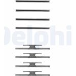 Zubehörsatz, Scheibenbremsbelag LX0055 Zubehörsatz, Scheibenbremsbelag LX0055