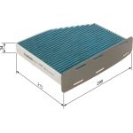 BOSCH 0 986 628 515 Innenraumfilter BOSCH 0 986 628 515 Innenraumfilter