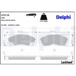 Delphi LP2716 Bremsbelagsatz, Scheibenbremse