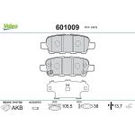 Valeo 601009 Bremsbelagsatz, Scheibenbremse Valeo 601009 Bremsbelagsatz, Scheibenbremse