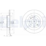 Bremsscheibe BG2805