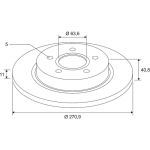 Bremsscheibe 672628