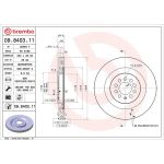 Bremsscheibe 09.8403.11