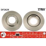 TRW DF2629 Bremsscheibe TRW DF2629 Bremsscheibe