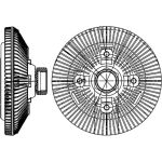 Kupplung, Kühlerlüfter CFC 209 000P Kupplung, Kühlerlüfter CFC 209 000P