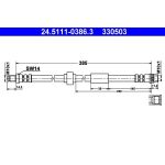 ATE 24.5111-0386.3 Bremsschlauch ATE 24.5111-0386.3 Bremsschlauch