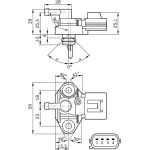 Sensor, Kraftstoffdruck 0 261 230 093