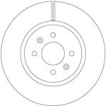 Bremsscheibe DF6842 Bremsscheibe DF6842