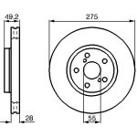 Bremsscheibe 0 986 478 583 Bremsscheibe 0 986 478 583