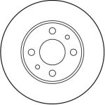 TRW DF1791 Bremsscheibe TRW DF1791 Bremsscheibe