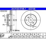 Bremsscheibe 24.0122-0146.1