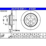 ATE 24.0110-0381.1 Bremsscheibe Ø303mm, 5x114,3, voll, beschichtet ATE 24.0110-0381.1 Bremsscheibe Ø303mm, 5x114,3, voll, beschichtet