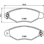 Bremsbelagsatz, Scheibenbremse 8DB 355 019-301 Bremsbelagsatz, Scheibenbremse 8DB 355 019-301