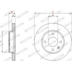 Ferodo DDF2688C Bremsscheibe PREMIER Ferodo DDF2688C Bremsscheibe PREMIER