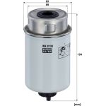 Mann-Filter WK 8130 Kraftstofffilter Mann-Filter WK 8130 Kraftstofffilter