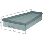 Knecht LX 1609 Luftfilter Knecht LX 1609 Luftfilter