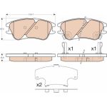 Bremsbelagsatz, Scheibenbremse GDB3377 Bremsbelagsatz, Scheibenbremse GDB3377
