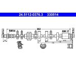 Bremsschlauch 24.5112-0376.3 Bremsschlauch 24.5112-0376.3