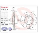 Bremsscheibe 09.A758.1X Bremsscheibe 09.A758.1X