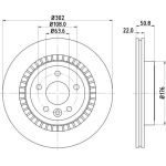 Bremsscheibe 8DD 355 116-191
