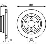 Bremsscheibe 0 986 479 B72 Bremsscheibe 0 986 479 B72