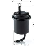 Kraftstofffilter WK 614/47 Kraftstofffilter WK 614/47