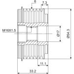 Generatorfreilauf 588015