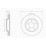 Ferodo DDF1803C Bremsscheibe PREMIER Ferodo DDF1803C Bremsscheibe PREMIER