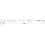 Sensor, Raddrehzahl 0 265 007 084 Sensor, Raddrehzahl 0 265 007 084
