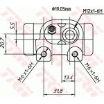 Radbremszylinder BWD307T Radbremszylinder BWD307T