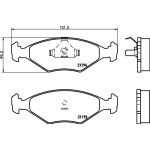 Bremsbelagsatz, Scheibenbremse 8DB 355 007-441 Bremsbelagsatz, Scheibenbremse 8DB 355 007-441