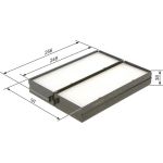 BOSCH 1 987 432 160 Innenraumfilter BOSCH 1 987 432 160 Innenraumfilter
