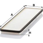 MANN-FILTER CU 42 001 Innenraumfilter, Partikelfilter