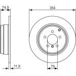 Bremsscheibe 0 986 479 612 Bremsscheibe 0 986 479 612