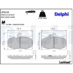 Delphi LP2122 Bremsbelagsatz, Scheibenbremse Delphi LP2122 Bremsbelagsatz, Scheibenbremse