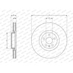 Ferodo DDF2979C-1 Bremsscheibe PREMIER Ferodo DDF2979C-1 Bremsscheibe PREMIER