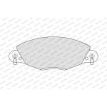 Bremsbelagsatz, Scheibenbremse FDB1412 Bremsbelagsatz, Scheibenbremse FDB1412
