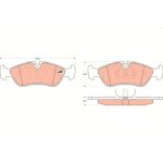 Bremsbelagsatz, Scheibenbremse GDB951 Bremsbelagsatz, Scheibenbremse GDB951