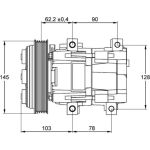 Mahle ACP 843 000P Kompressor, Klimaanlage BEHR Premium Line